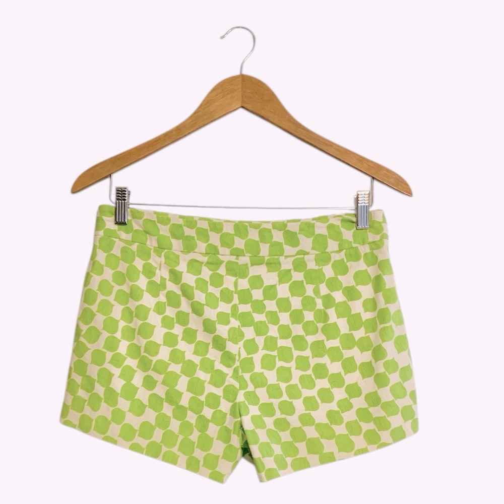 Trina Turk Women’s Green & White Geometric Corbin 2 Shorts. Size 2 - Picture 4 of 15